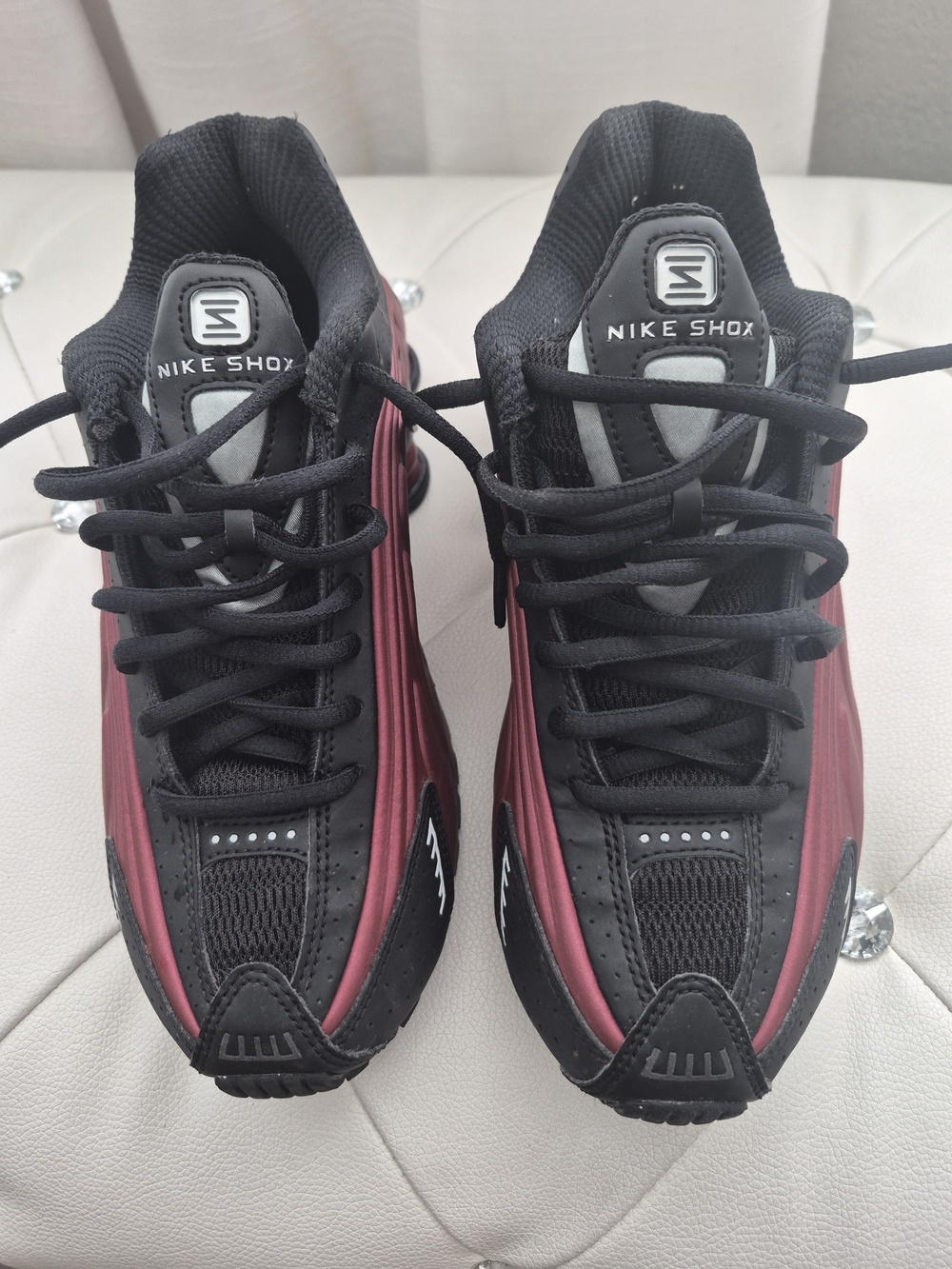 Men’s Running Shoes - Black & Burgundy